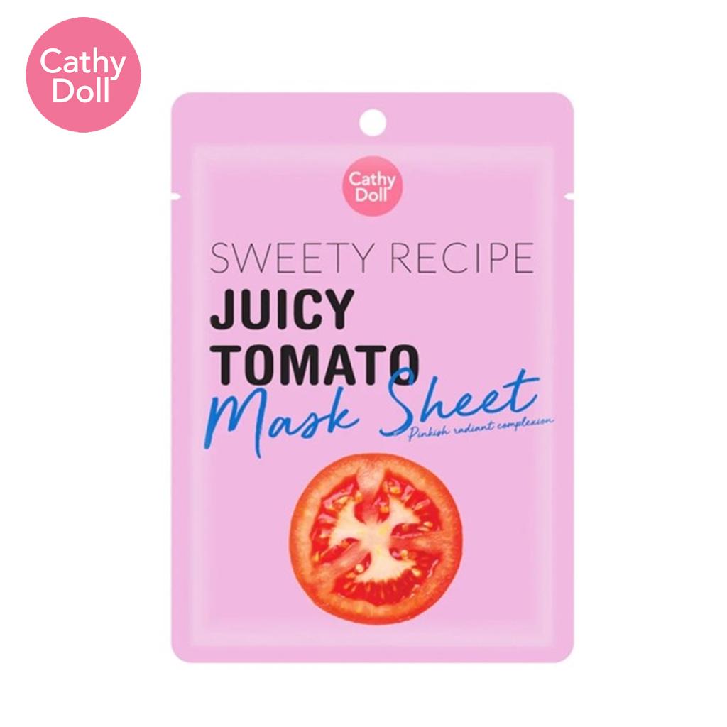Cathy Doll Sweet Recipe Juicy Tomato Sheet Mask - 25g (Thai Brand)