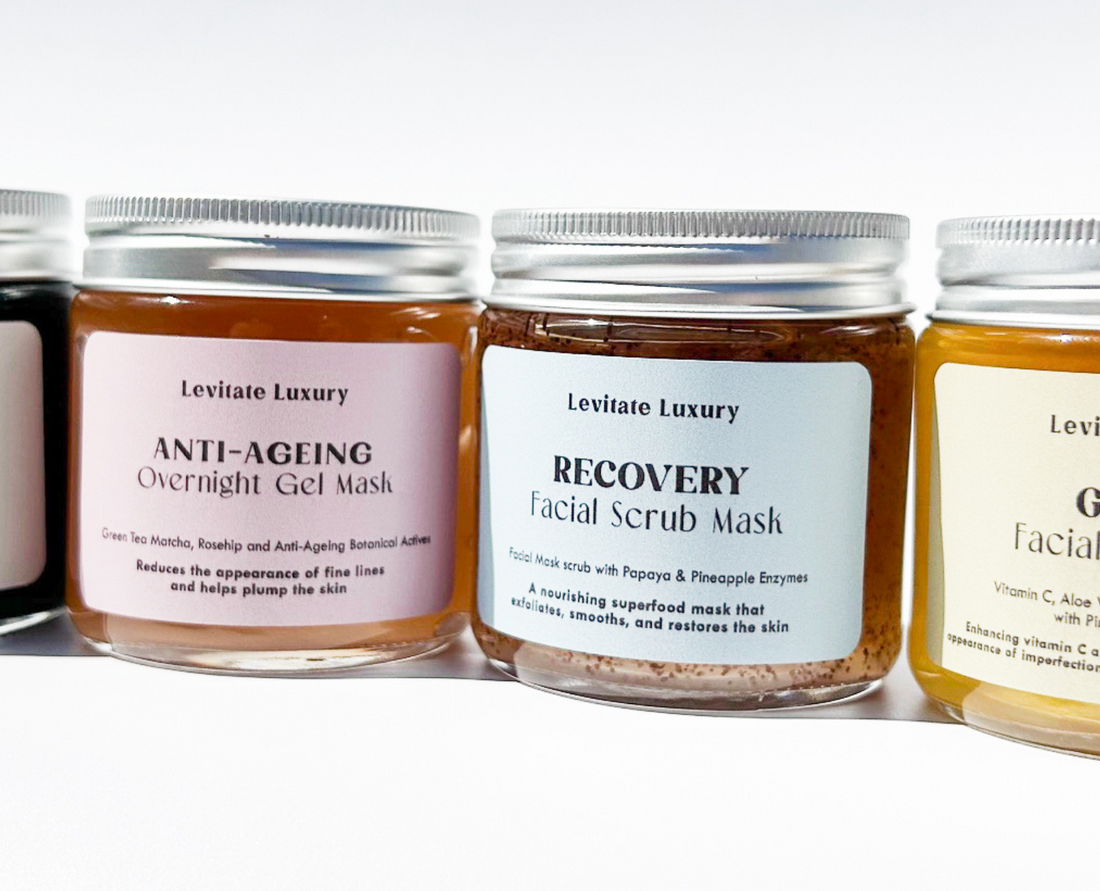 Introducing Levitate Luxury’s New Facial Gel Masks – Your Skin’s Ultimate Treat! ✨🌿